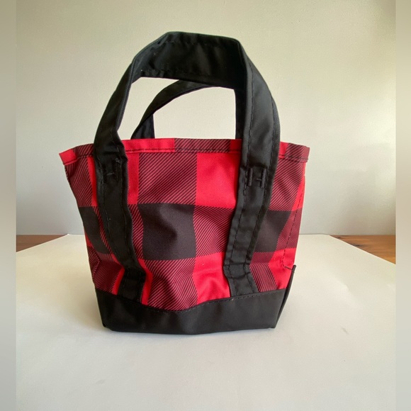 NWT L.L. Bean Everyday MINI Lightweight Tote Buffalo Plaid - Picture 2 of 8